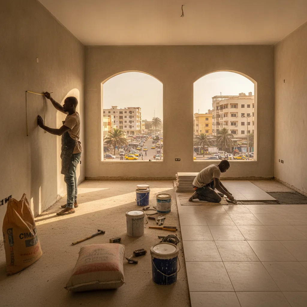 Coût rénovation appartement Dakar – Prix au m² 2026 - cout renovation appartement dakar